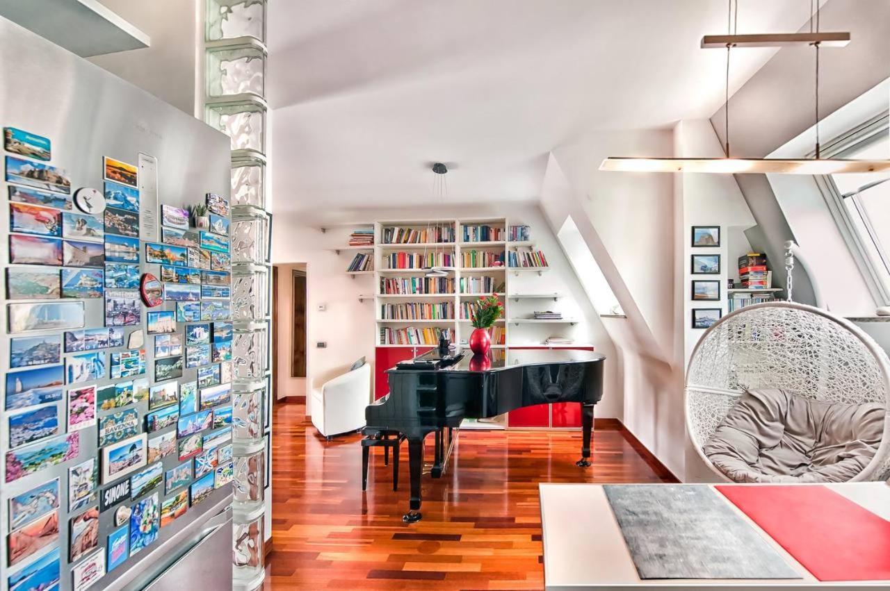 A Casa Di Digi - Appartment At Last Floor With Panoramic View 알바노라치알레 외부 사진